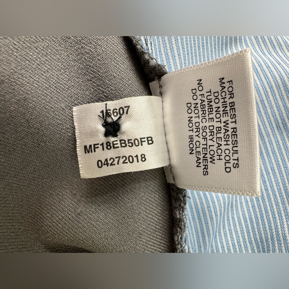 PETER MILLAR Charlotte Performance Trouser Pants Gray 35x30 (29.5”) - Picture 10 of 16